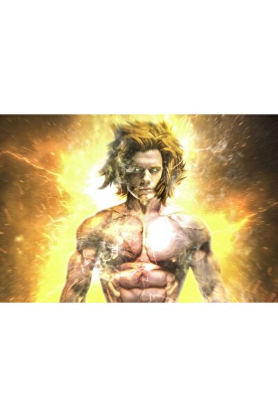 OEM Αφίσα Super Saiyan Χρυσή, 61x90εκ., αφίσα2261, Zumzeria