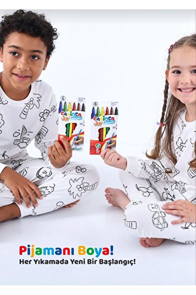 Peonia Kids Παιδικό σετ πιτζάμες BOYABLE με μακρυμάνικο στυλό ζωγραφικής δώρο