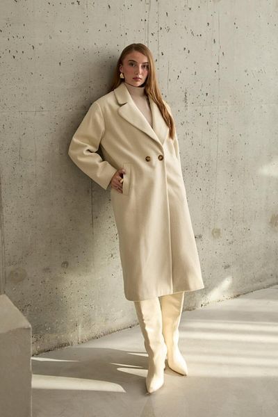 Kokosh moda Ecru Long Coat
