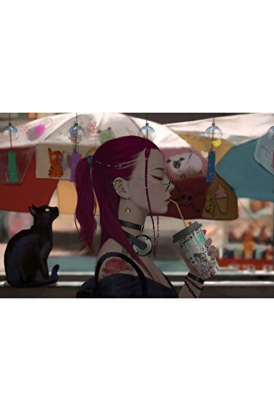 OEM Poster Summer Soda Girl, 61x90cm, poster2382, Zumzeria ®