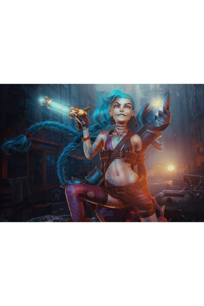 OEM Αφίσα Jinx Arcane Lol, 61x90εκ., poster2735, Zumzeria