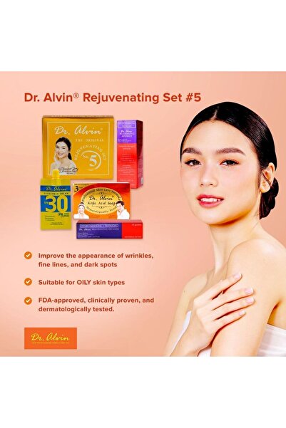 Dr. Alvin دكتور ألفين - المجموعة الأصلية رقم 5 لتجديد البشرة: سر الإشراقة وال...