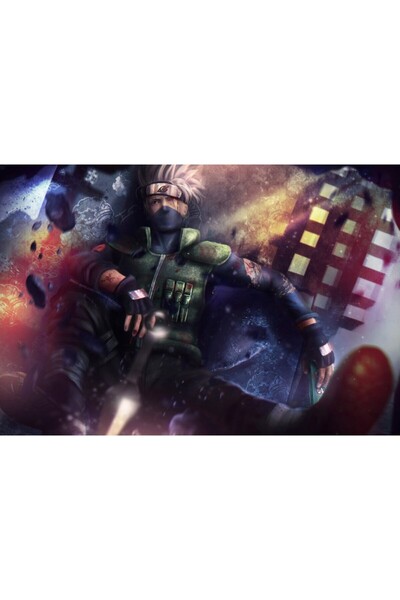 OEM Poster Naruto Hatake Kakashi Sharingan, 61x90cm, Zumzeria ®