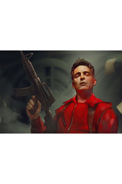 OEM Poster Casa De Papel Berlin Gun, 61x90cm, Zumzeria ®