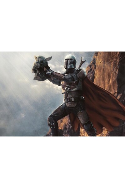 OEM Αφίσα Star Wars Mandalorian And Baby Yoda, 61x90εκ., Zumzeria