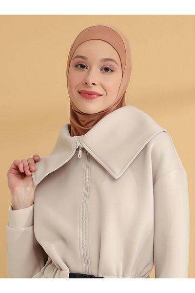 Tuva Şal Αθλητικό σκουφάκι Caramel Tuva Flat Hijab