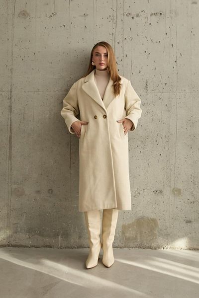 Kokosh moda Ecru Long Coat