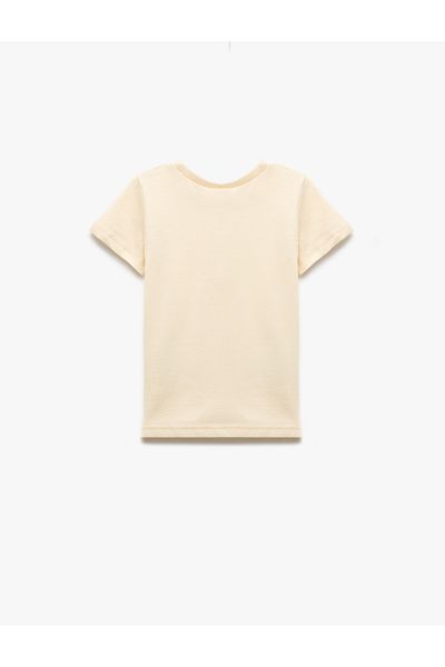 Koton Short Sleeve Crew Neck Cotton Basic T-Shirt