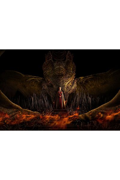 OEM Poster Prințesa Rhaenyra Targaryen Casa Dragonului, 61x90cm, poster2232, Zumzeria ®