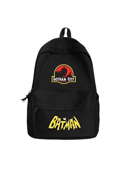 weywot Σακίδιο πλάτης Batman City με διπλή στάμπα για σχολείο, γραφείο και μα...