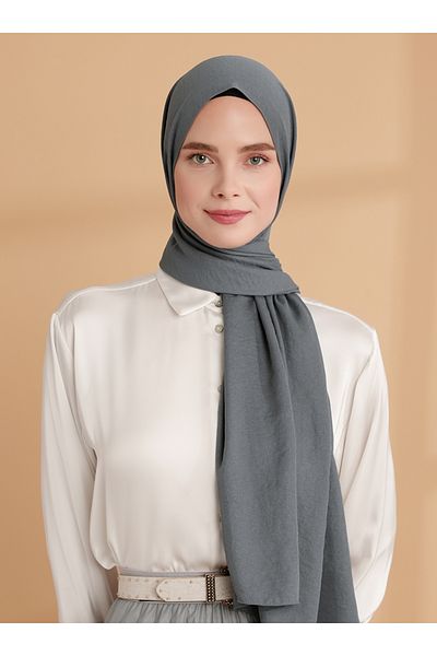 Tuva Şal Glitter Crepe Jazz Shawl - Ασημί Μπλε - Tuva