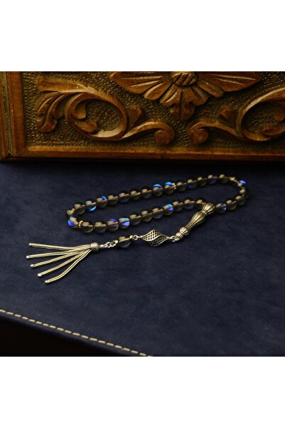 Burhan Sağlam Gümüş İmame Gümüş Püskül Küre Kesim 8.x8 mm Doğal Termal Kuvars...