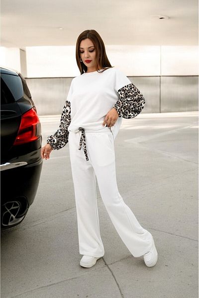 adorashop Two-piece cotton set with animal print insert 4179