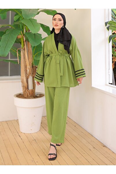 SAHRA BUTİK مجموعة بدلة بوتيك ياج جرين الصحراء
