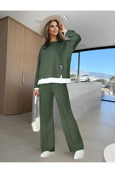 adorashop Sonia IT7105 loose-fitting cotton suit