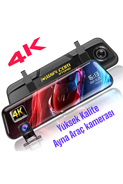 WİFİCAM 4K Yüksek Kalite Ayna Araç Kamerası
