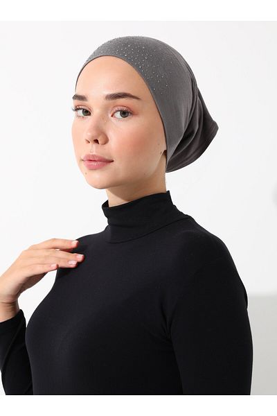 Tuva Dark Gray Stone Practical Pipe Bonnet
