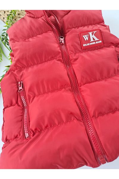 Butik Girl Boy Inflatable Jacket Vest Red Color