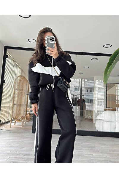 adorashop Set doua piese bumbac vatuit cu fermoar 4200