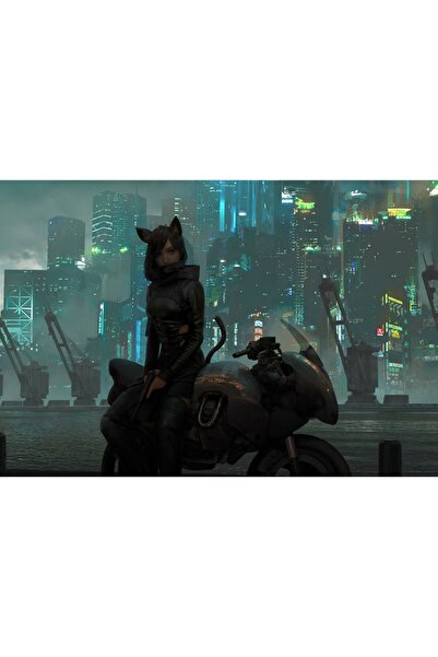 OEM Poster Waiting There In Bike City, 61x90cm, poster1001, Zumzeria ®