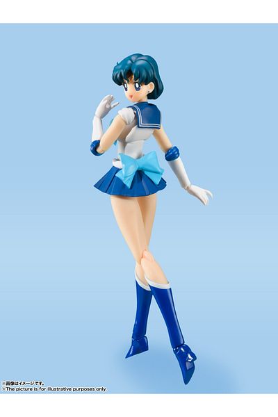 BANDAI Sailor Moon Sailor Mercury Anime Color Edition Bandai S.H.Figuarts