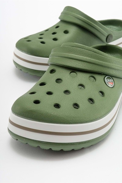 Kocamanlar Ayakkabı Cflex 3661000   Sabo Doctor and Nurse Slippers Thick Sole Orthopedic Women's Slippers Green