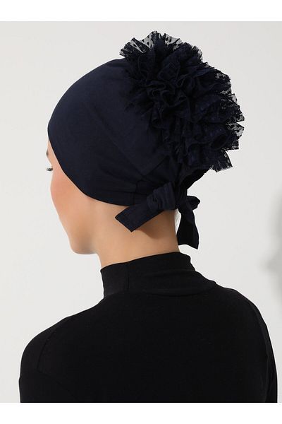 Tuva Navy Blue Stopper Knob Fit Bonnet - Canvas