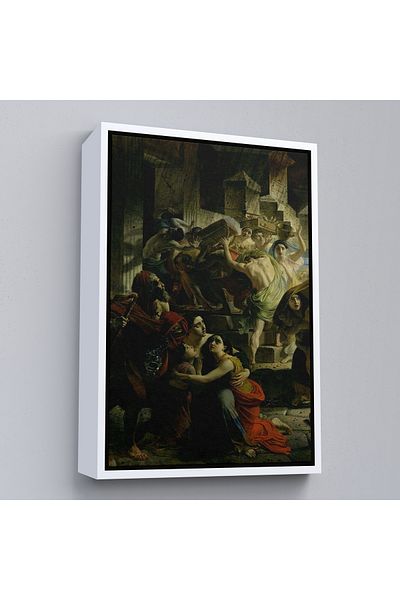 Harita Sepeti The Last Day of Pompeii by Karl Pavlovich Bryullov Canvas Print
