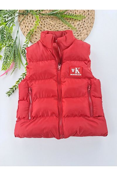 Butik Girl Boy Inflatable Jacket Vest Red Color