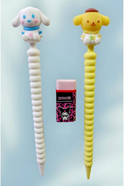 izmir yazici servis قلم رصاص كورومي آند فريندز قطعتين مع ممحاة كورومي قطعة وا...