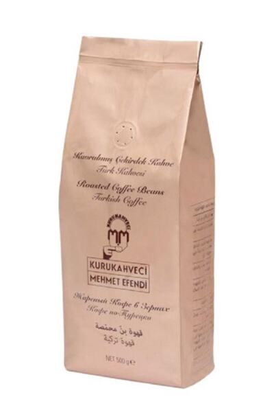 Mehmet Efendi Kurukahveci Kavrulmuş Türk Kahvesi Çekirdek Kahve 500 Gr.