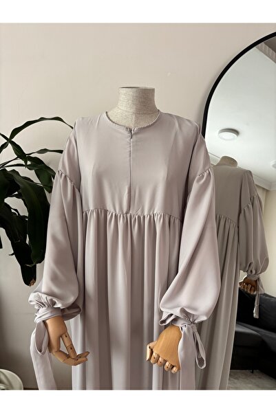 minikidsstore Medina Silk Soufflé Dress with Sleeve Detail