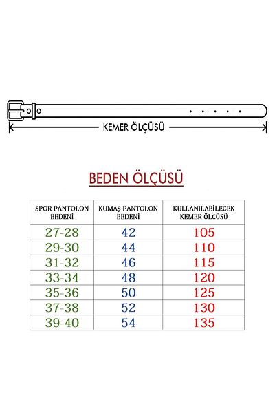 BAW COMPANY Men's Belt Genuine Leather Suitable for Fabric and Canvas Trousers 3.2cm