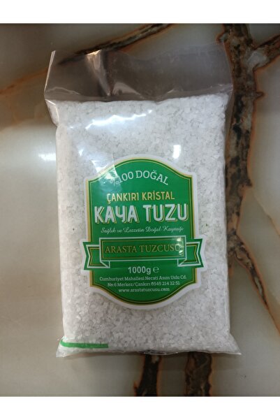 ARASTA TUZCUSU %100 Çankırı Kaya tuzu iri tane 1 kg