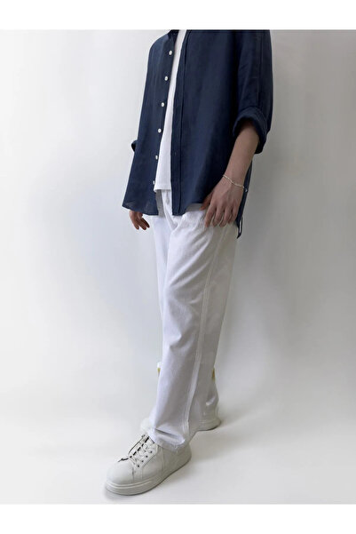 BAW COMPANY Ανδρικές πιτζάμες 100% βαμβακερές ελαστικές μέσες χαλαρές παντελόνι