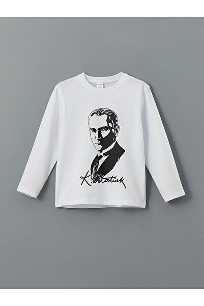 LC Waikiki LCW Kids Atatürk Baskılı Erkek Çocuk Tişört