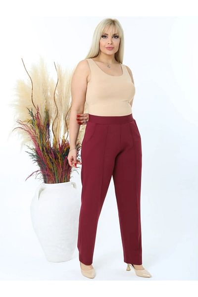 MODA High Waist Pocketed Flexible Plus Size Mira Pants