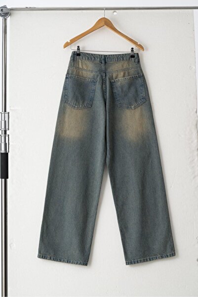 KOTOLOG Vintage Yıkama Extra Baggy Jean Bol