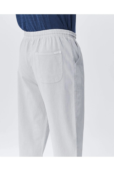 BAW COMPANY Чоловічі піжамні штани з 100% бавовни, з еластичним поясом, вільного крою