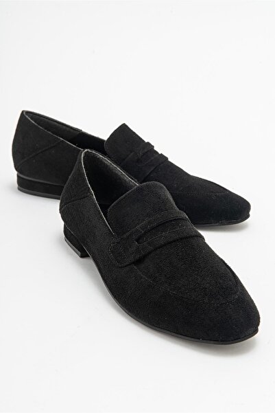 Zoe3 Style ORFEO Black Suede Loafer Casual Women's Shoes