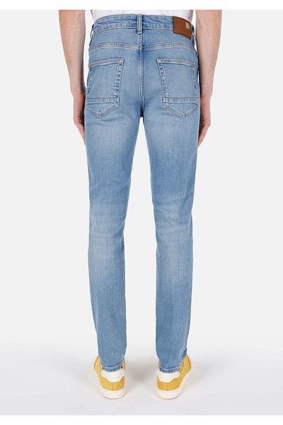 Colin's Pantaloni pentru bărbați cu talie medie, albastru, slim fit Ryan 035