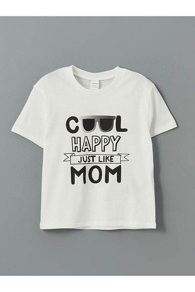 LC Waikiki Crew Neck Printed Boy's T-Shirt