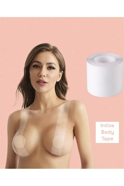 İntive Lingerie Intive Low-Cut Outfit/Evening Dresses for Transparent Breastfeeding Tape, 5 Meters