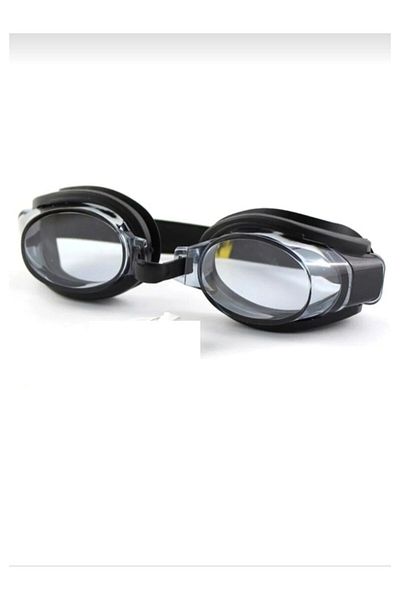 MUBX Set of 3 Pool Sea Swimming Goggles with Bonnet and Plug Uv Protection Swimming Set