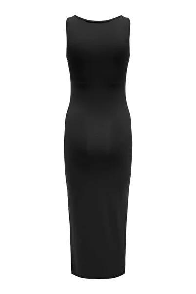 ONLY Onlea S/L Long Slit Dress Jrs Black