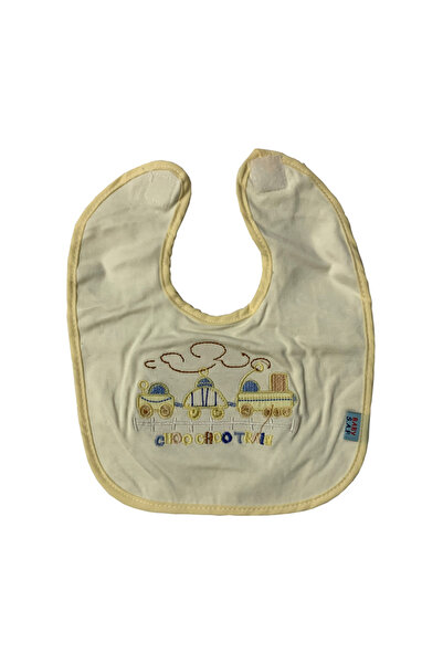 Generic مريلة أطفال قطنية B-1384 / صفراء