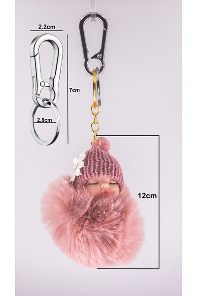 shop Cute Sleeping Baby Plush Keychain – Hat Doll Bag & Car Ornament |   Gift for Special Occasions