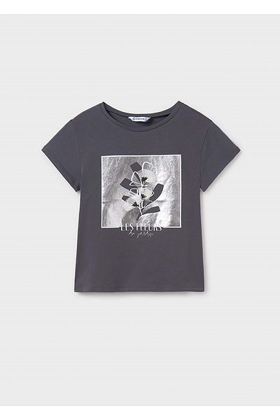 MAYORAL Black Girl's T-Shirt 6020