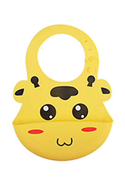 Generic Silicone Waterproof Baby Bibs - Yellow
