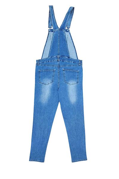 GüneşIşığı Casual and Comfortable Maternity Salopette Jeans